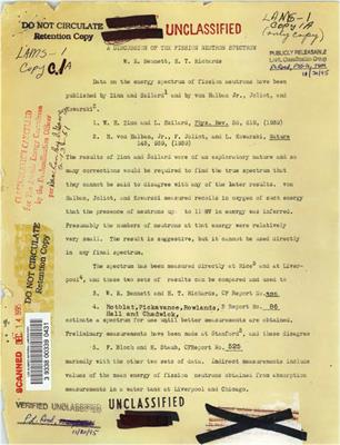 Manhattan Project 1940s research on the prompt fission neutron spectrum